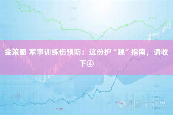 金策略 军事训练伤预防：这份护“踝”指南，请收下④