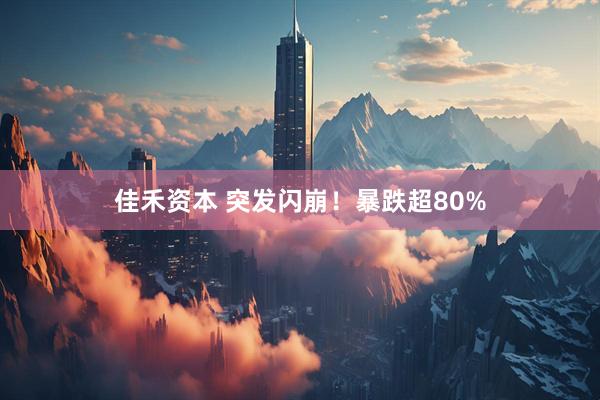 佳禾资本 突发闪崩！暴跌超80%