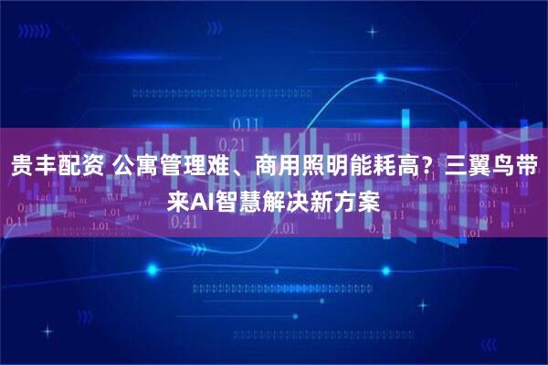 贵丰配资 公寓管理难、商用照明能耗高?三翼鸟带来AI智慧解决新方案