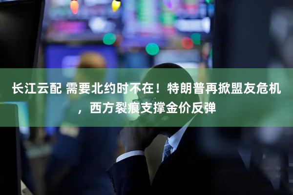 长江云配 需要北约时不在!特朗普再掀盟友危机,西方裂痕支撑金价反弹