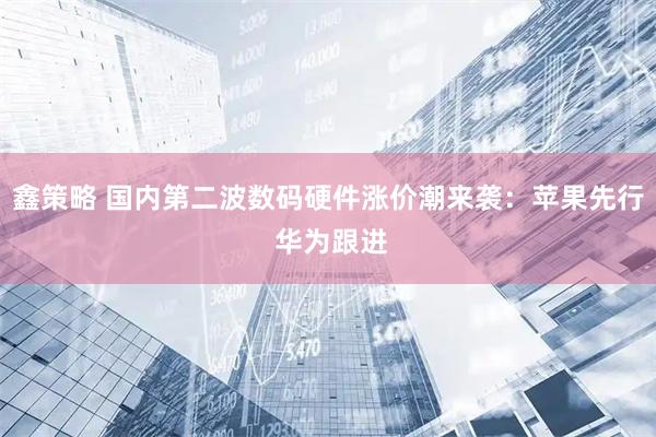 鑫策略 国内第二波数码硬件涨价潮来袭：苹果先行 华为跟进